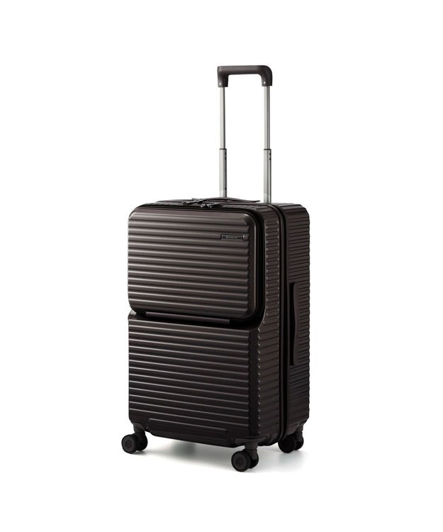 ACE BAGS & LUGGAGE EDGELINK クルーズボックスグリント スーツケース 64L フロントオープン 09143 エッジリンク ブラック