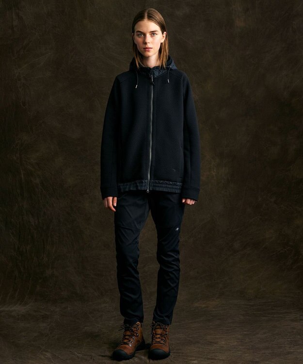 JOSEPH ABBOUD MOUNTAIN 【雑誌掲載/吸湿発熱/保温/ライナードッキング対応】 ミズノコラボBREATH-THERMOパーカー ブラック系