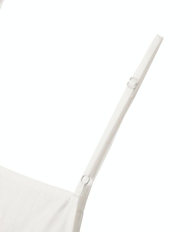 earth music&ecology ティアードフリルヘムキャミソール Off White