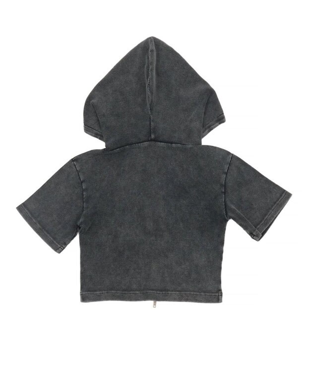 WEGO リブハンソデジップパーカー スミクロ