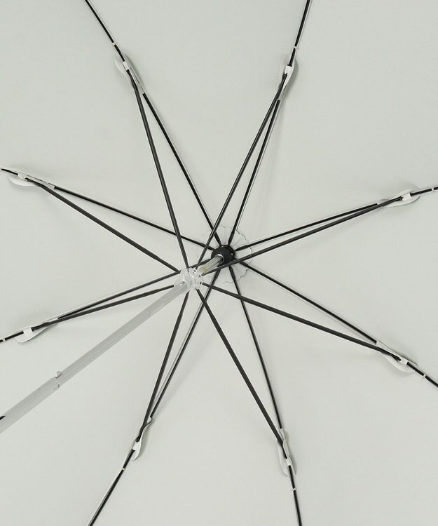 MOONBAT POLO RALPH LAUREN【WEB限定】晴雨兼用日傘 長傘 ワンポイントベア刺繍 フリル 一級遮光 遮熱 UV オフホワイト(プレーン)