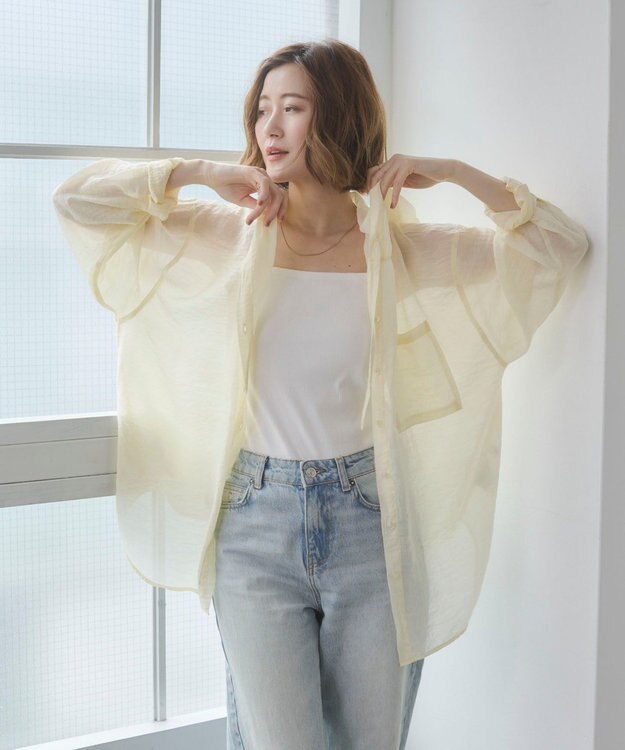 WEGO 【カップ付き】接触冷感なちゅ盛れ2WAYカップインキャミ ホワイト