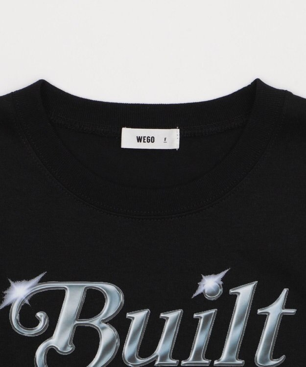 WEGO グラフィックストッパードロストショートT ブラック