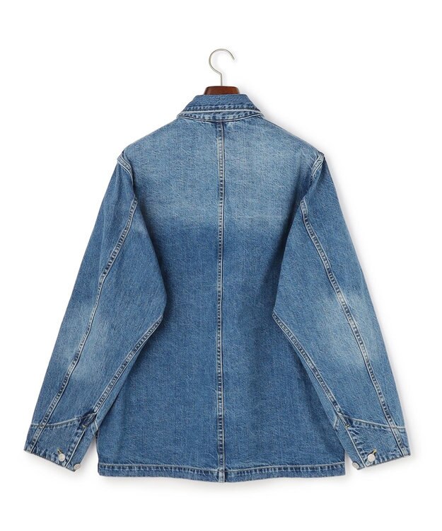 J.PRESS MEN ヴィンテージライク デニム カバーオール サックスブルー系