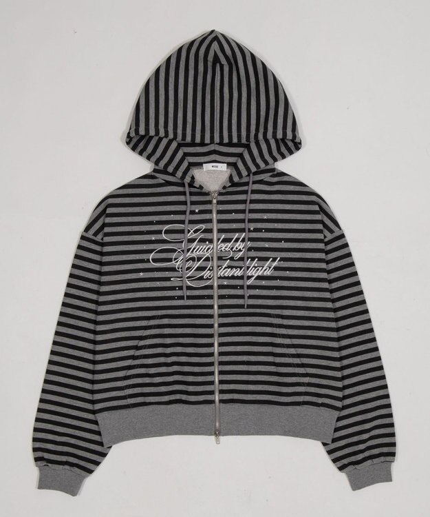 WEGO グラフィックZIPパーカー 柄1