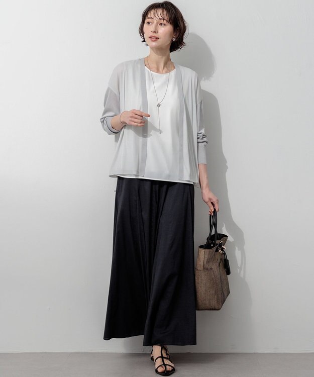 23区 【WEB&一部店舗限定】ミニトップラリエット ネックレス シルバー系