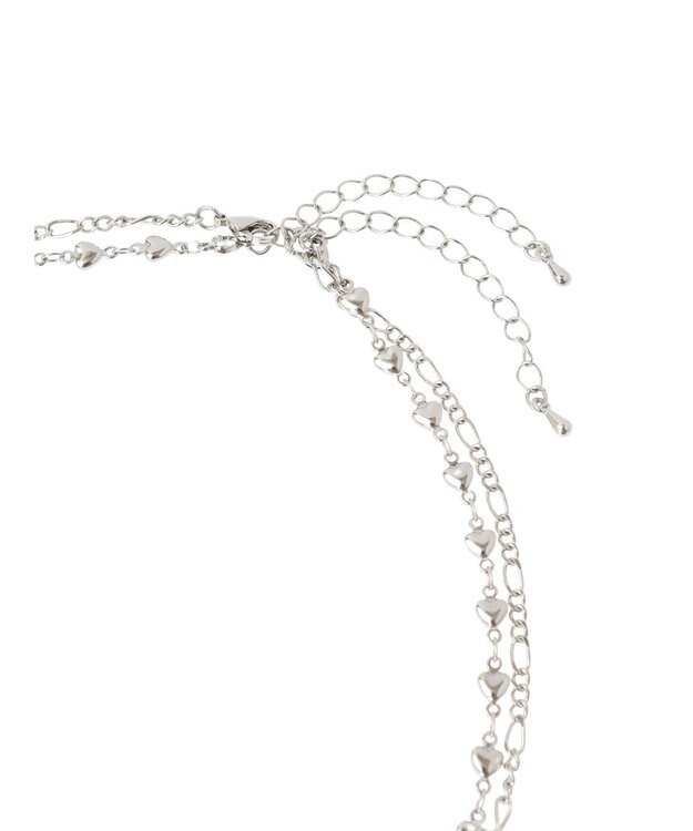 Green Parks ｅｖｅｒｙ　ｗａｌｋ．２本セットハートネックレス Silver