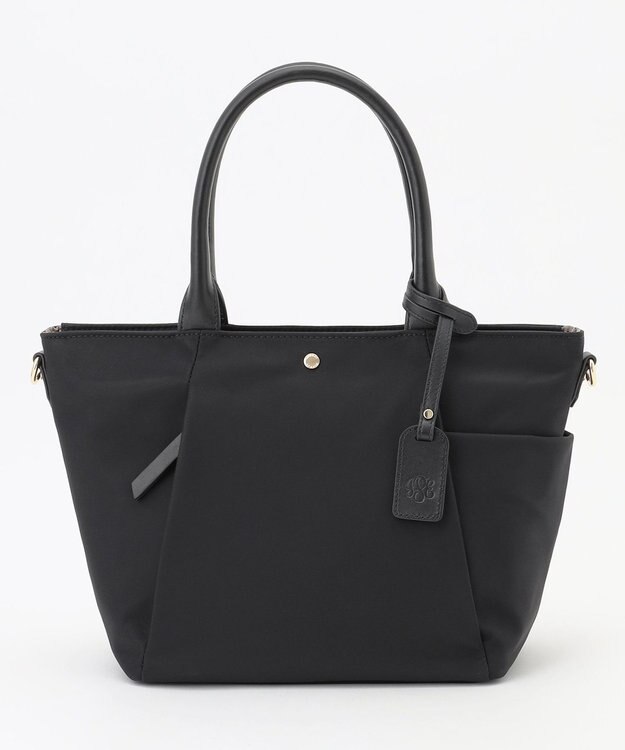 J.PRESS LADIES 【WEB限定】2wayナイロン Midium トート バッグ ブラック系