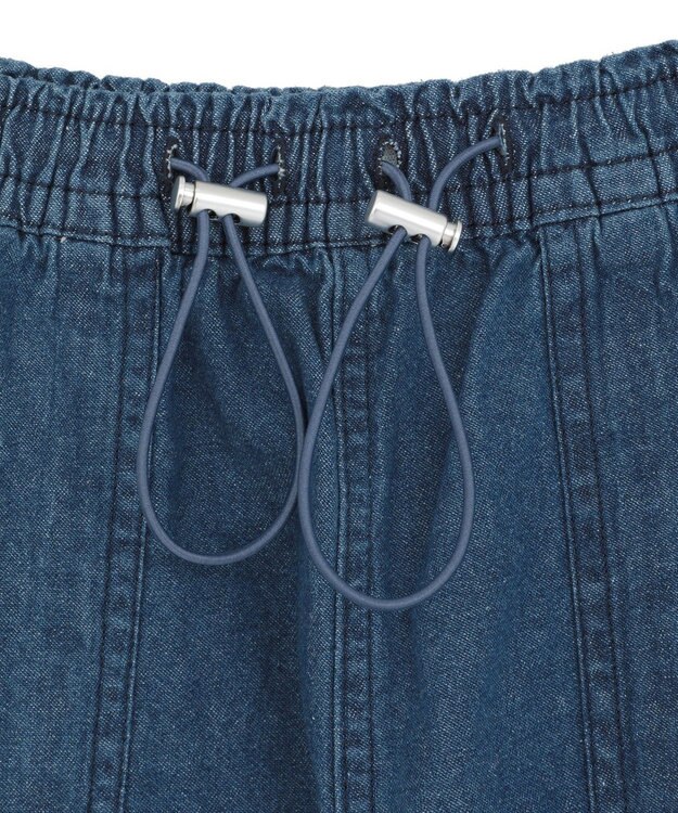 Green Parks ・ＳＵＧＡＲ　ＳＰＯＯＮ　デニムギャザーパンツ Indigo