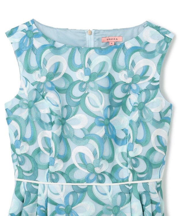 TOCCA 【消臭・洗える】VIVID EYES ドレス エメラルド系