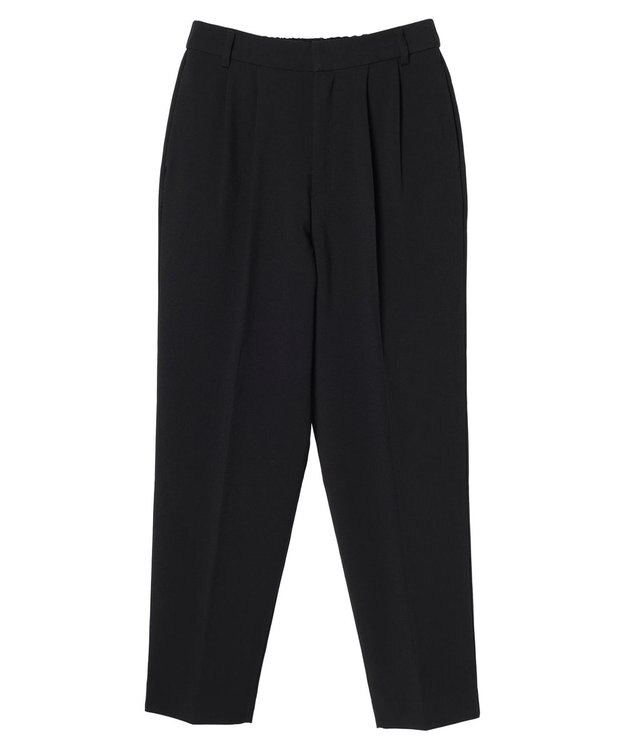 YECCA VECCA タックテーパードパンツ② Black