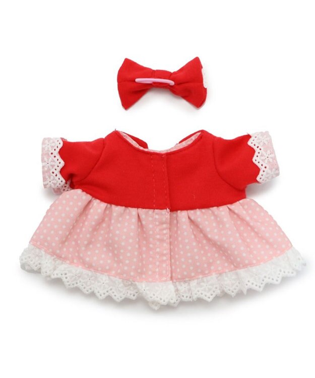 Mother garden マザーガーデン プチマスコット Sサイズ用 着せ替え お洋服 《いちごワンピース》 ピンク