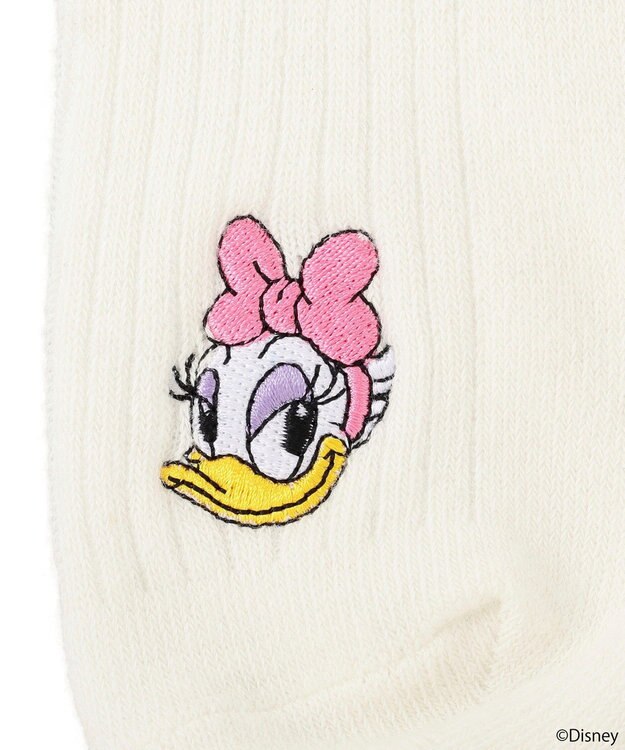 earth music&ecology 【予約】Disney/アソート刺繍入り靴下 ラベンダー