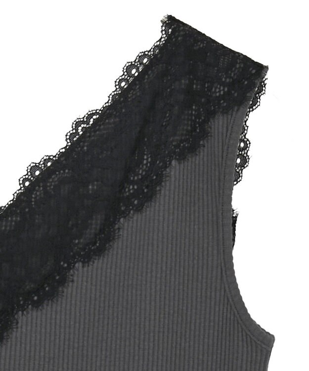 Green Parks ２ＷＡＹ　レースタンクトップ Charcoal Gray