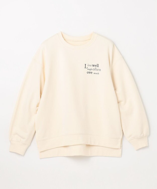 ANY ロゴスウェット エクリュ