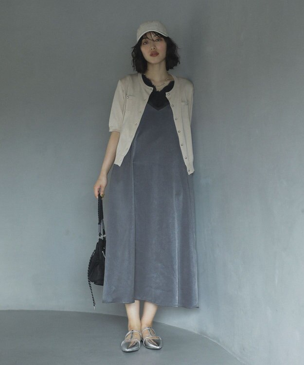 Green Parks ２ＷＡＹ　レースタンクトップ Charcoal Gray