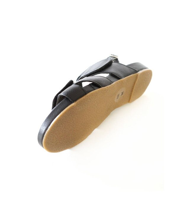 Pointer 本革 バックストラップサンダル ブラック