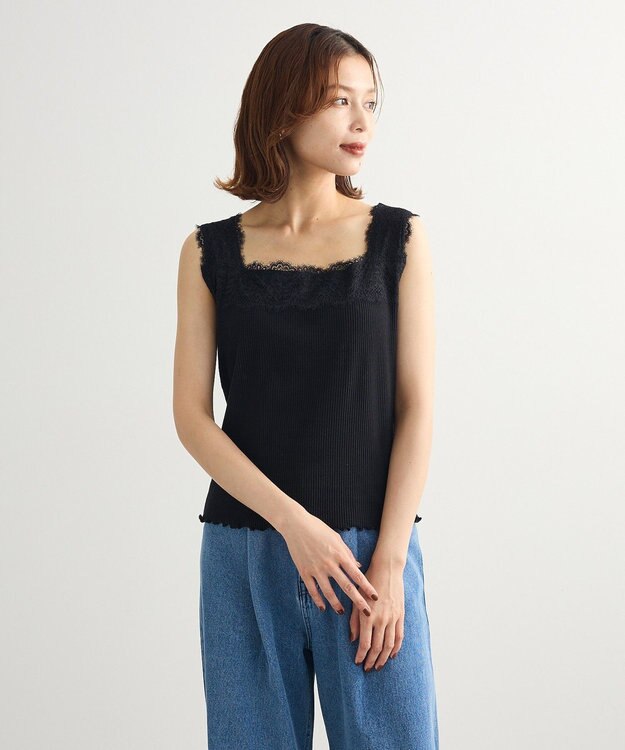 Green Parks ２ＷＡＹ　レースタンクトップ Charcoal Gray