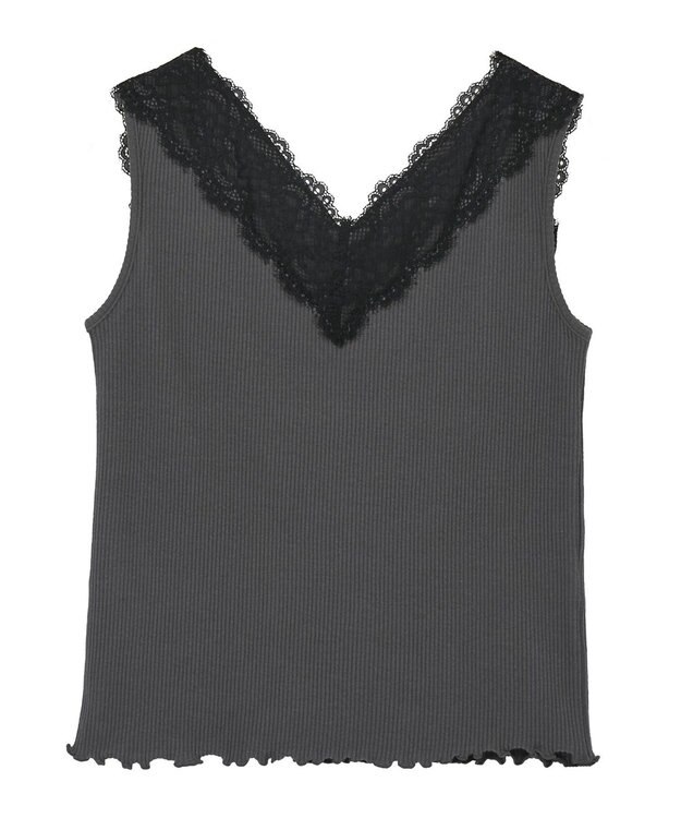 Green Parks ２ＷＡＹ　レースタンクトップ Charcoal Gray