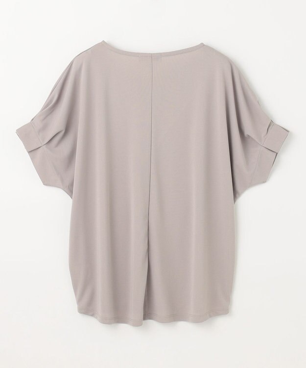 ANY 【洗濯機可】タックスリーブドルマンTシャツ ベージュ