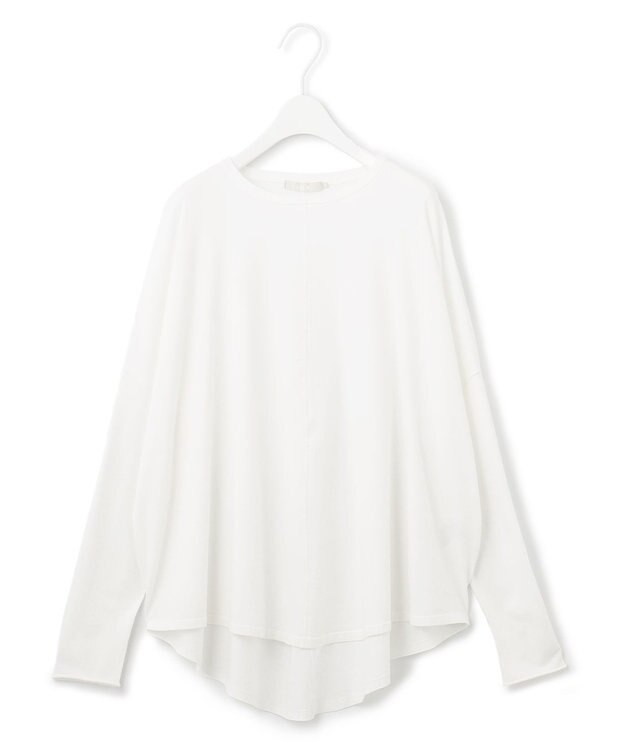 ICB 【WEB限定カラーあり・洗える】ヴィスコースワイド プルオーバー オフホワイト系