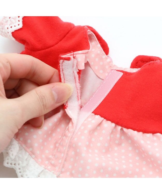 Mother garden マザーガーデン プチマスコット Sサイズ用 着せ替え お洋服 《いちごワンピース》 ピンク