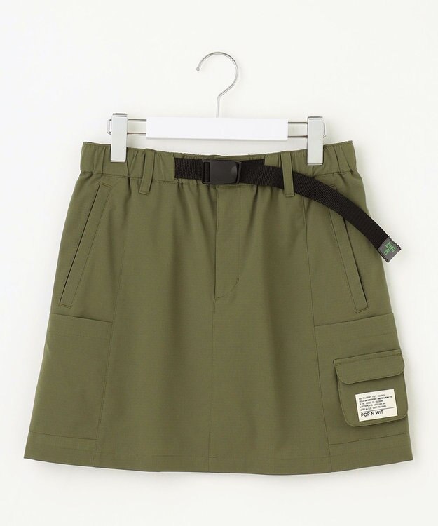 PW CIRCULUS 【高通気 / 軽撥水 / 軽量のDotAir 使用】【WOMEN】カーゴスカート ゴルフウェア レディース カーキ系
