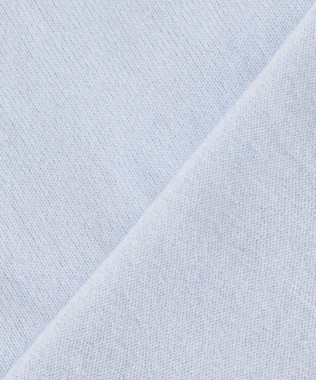 BEIGE， 【WEB限定・洗える】ALSACE / パール釦ウールニットカーディガン Sax