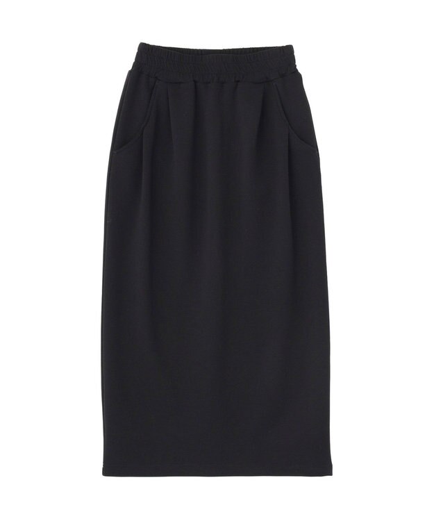 Green Parks ウエストタックＩラインカットスカート Black