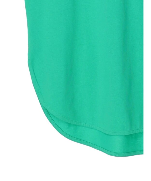 Green Parks 汗じみ防止５分袖チュニック Off White