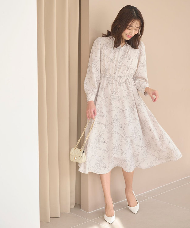 Feroux 【セットアイテム】ニットベストセット ワンピース ベージュ系2