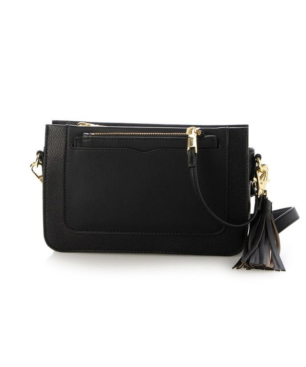 UNBILLION カシュカシュ cachecache / フロントポケットタッセルショルダー ブラック