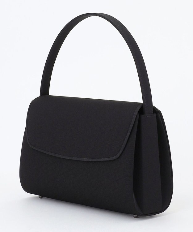 自由区 FORMAL 【日本製】米沢織 インナーマグネット ハンドバッグ ブラック系