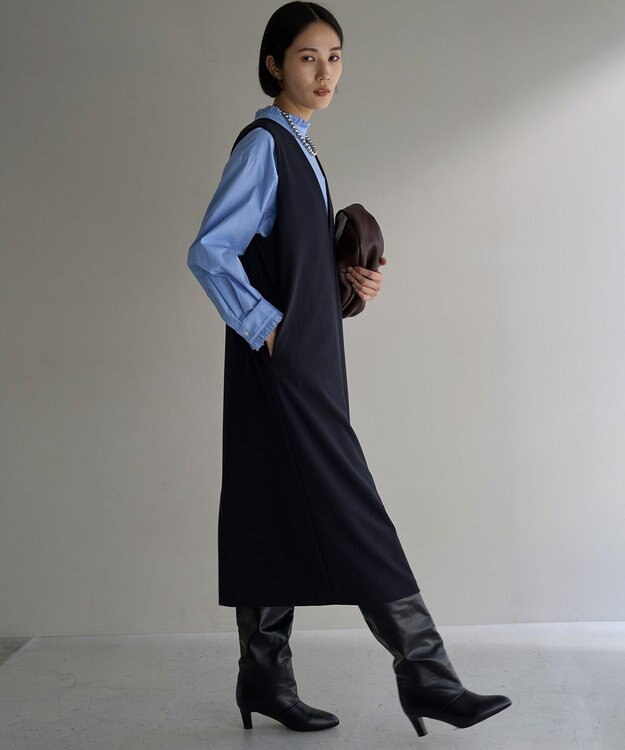 UNFILO BEAUTY MOVE 2WAYジャンスカ ネイビー