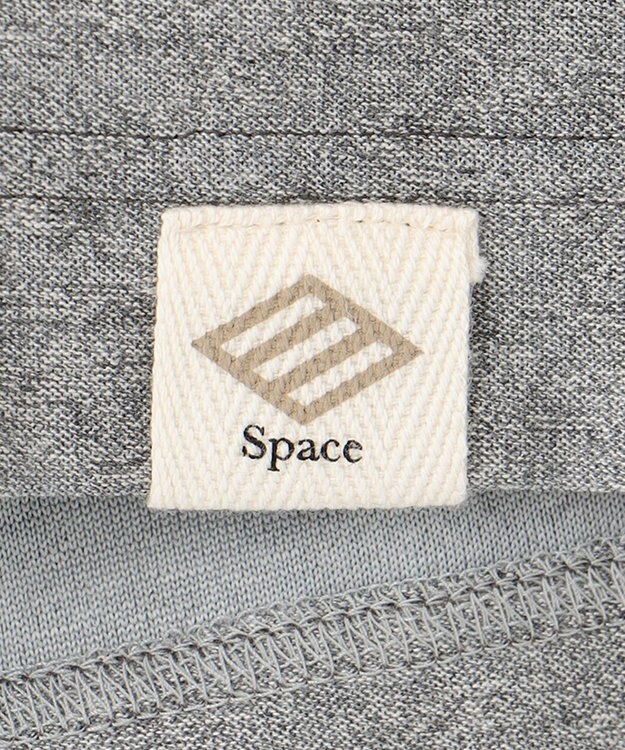 JOSEPH ABBOUD MOUNTAIN 【SPACE／UNISEX】オーガニックコットンスラブプレーティング天竺 Tシャツ ライトグレー系