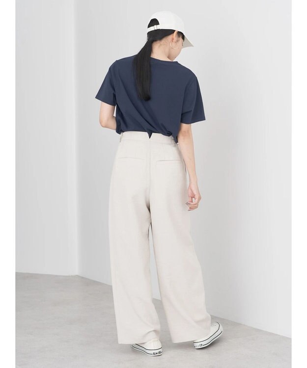 earth music&ecology ＥＣＬＯＳＩＯＮＡＲ　半袖ＴＥＥ Navy