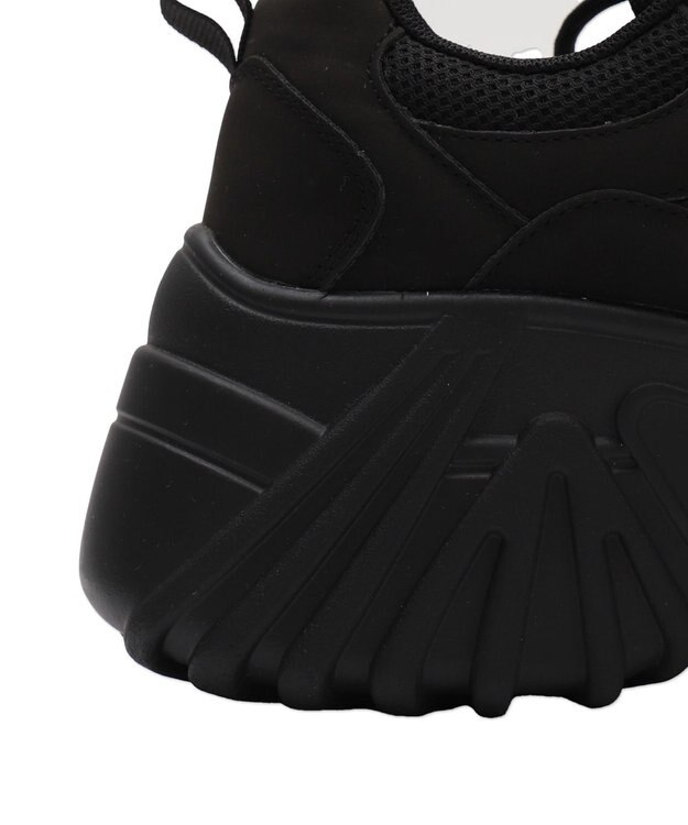 WEGO 【SMLサイズ展開】ボリュームスニーカー ブラック