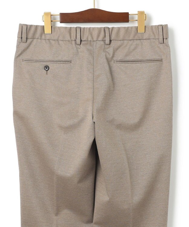 J.PRESS MEN 【ストレッチ / ウォッシャブル可 】布帛ライクスマートジャージー パンツ ベージュ系