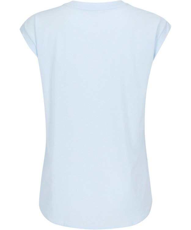 CW-X 【WOMEN】 CW-X Ｔシャツ 梨地素材 薄手 シアー感 スポーツウェア ノースリーブ レディース DLY123 /ワコール サックス