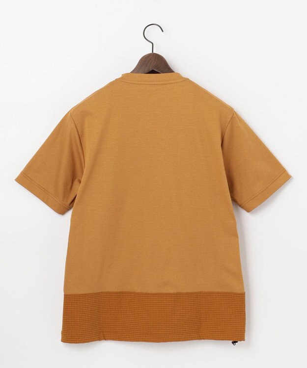 JOSEPH ABBOUD MOUNTAIN 【UNISEX】ASHA_OGリップコンビＴシャツ キャメル系