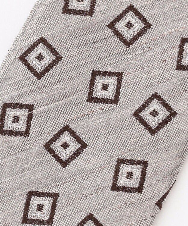 JOSEPH ABBOUD 【イタリア生地・日本製】スクエアメランジ ネクタイ ベージュ系5