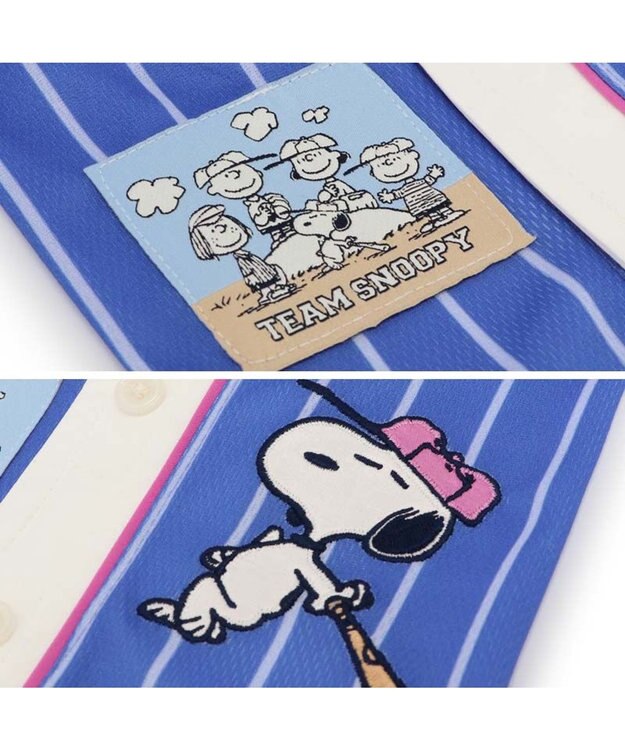 PET PARADISE スヌーピー ベースボール Ｔシャツ 《ブルー》 中型犬 ブルー