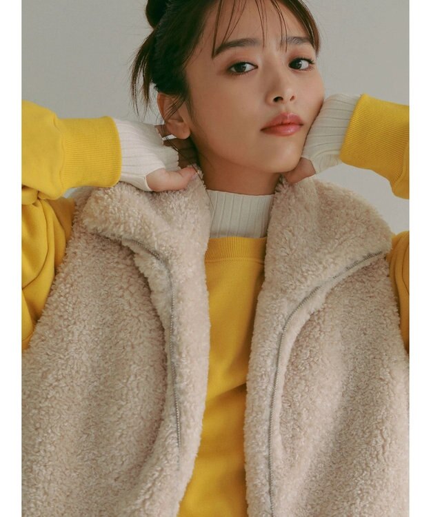 Green Parks ■ＡＪＵＧＡ．×ＧＰ　ハイネックリブニット Ivory