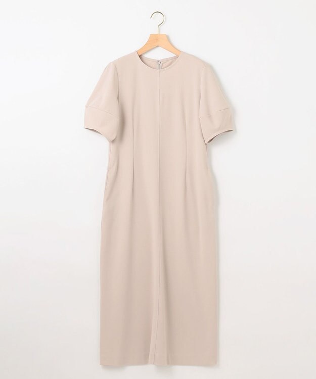 組曲 S ジョーゼットジャージーサック ワンピース ベージュ系