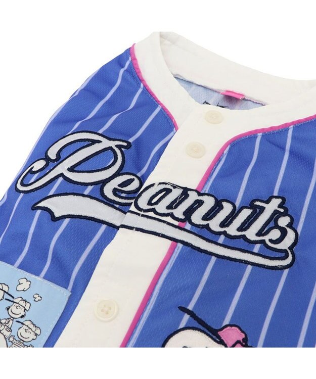 PET PARADISE スヌーピー ベースボール Ｔシャツ 《ブルー》 中型犬 ブルー