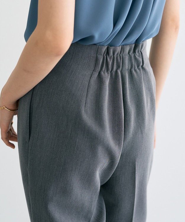 YECCA VECCA スタイルアップテーパードパンツ Gray