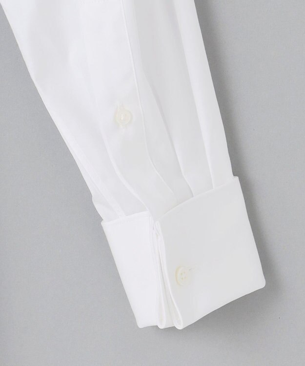 GOTAIRIKU 【WEAR BLACK】レギュラーカラー ダブルカフス ドレスシャツ ホワイト系