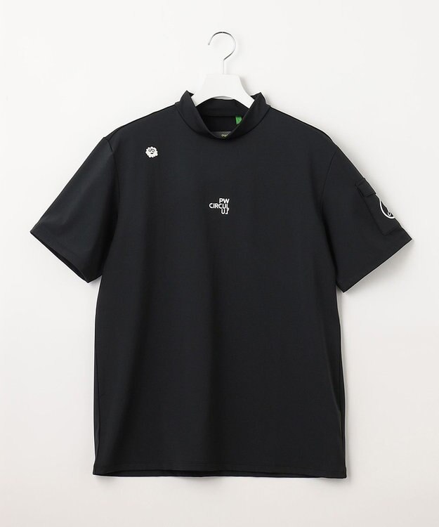 PW CIRCULUS 【MEN】【ストレッチ】ポケット モックネック シャツ