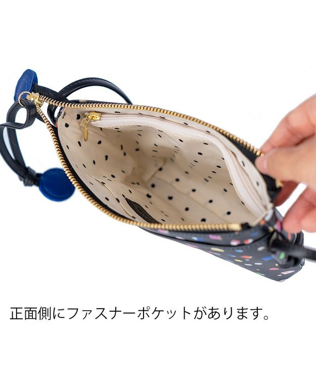 tsumori chisato CARRY てんてん ショルダーバッグ ミニバッグ ブラック