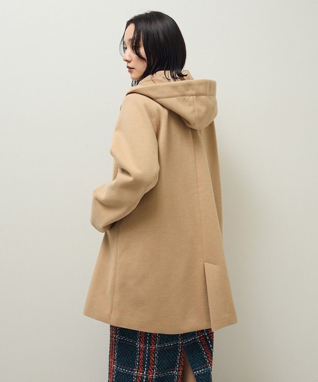 Green Parks ２ｗａｙフード取り外しＡラインコート Beige